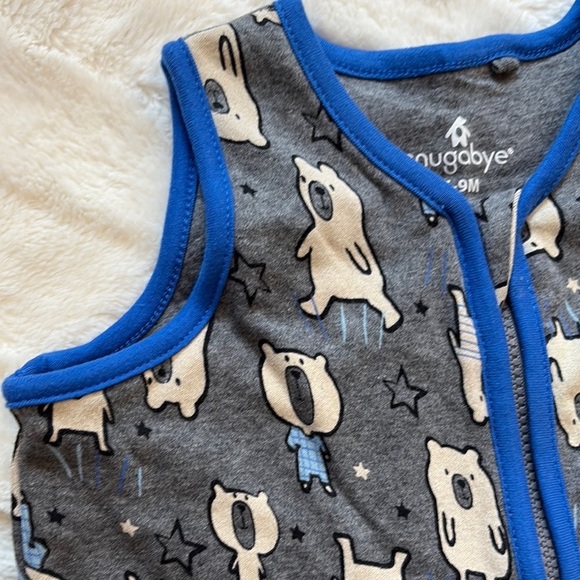 Snugabye 6-9 months Sleep Sack in cute bear print - new without tags - Picture 4 of 10